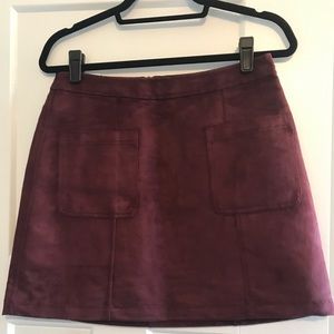 Old Navy faux suede skirt